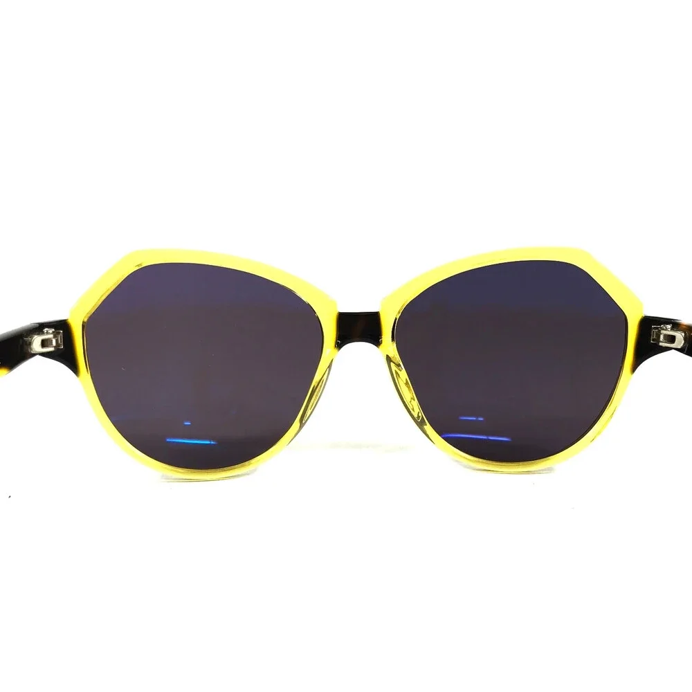 BOZ Sunglasses DIDO 5091 Yellow Demi Tortoise Frames with Silver Mirrored Lenses